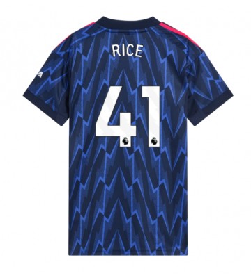 Arsenal Declan Rice #41 Udebanetrøje Dame 2025-26 Kortærmet